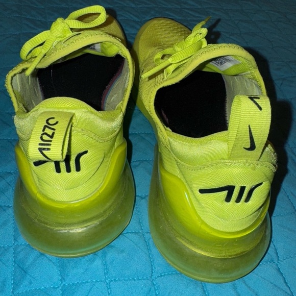 Nike Air Max 270 Lime Green Sneakers - Picture 5 of 6
